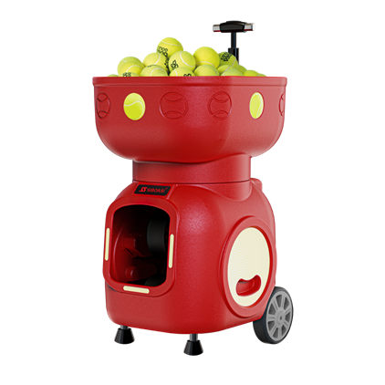 Indoor/Outdoor Use T3 Tennis Ball Server Machine with 120-Ball Capacity Remote Control & Mobile APP Portable Design
