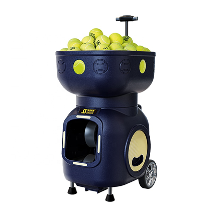 China Factory SIBOASI 2024 New SS-T5 Automatic Portable Tennis Ball Training Shuttlecock Shooting Tools  Machine with Battery