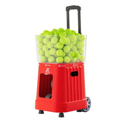 Stock New SIBOASI AI T7 Pro Automatic Portable Tennis Ball Machine Remote Control 140 Balls 24-Month Training Equipment