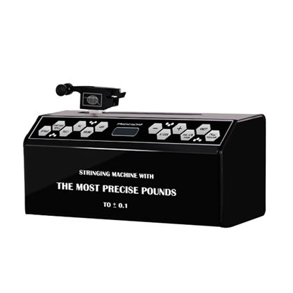 Factory Promotion SIBOASI S8198 Badminton Racket Stringing Machine Head with Tension Computer 110-240V Plastic+Metal Black