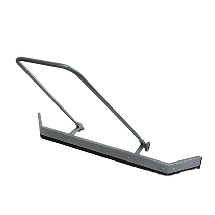 Portable and Durable Silver Metal SIBOASI SS-S406 Wiper Device for Tennis Courts Easy Carrying & Cleaning