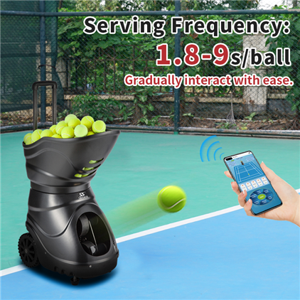 Factory Direct Price Automatic SIBOASI T2202A Tennis Ball Training Machine Tennis Feeding Machine