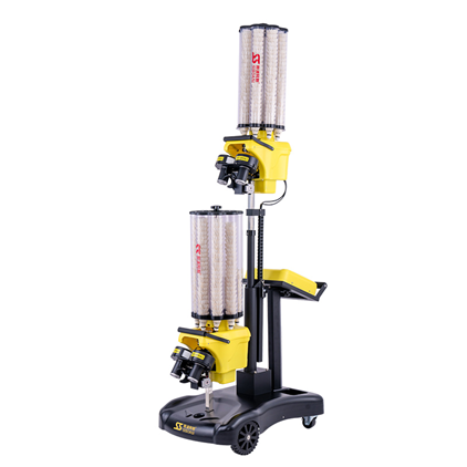 Controlled Badminton Shooting Machine Free Control Serving Feeder for Training Shuttlecock Type with Stocking.
