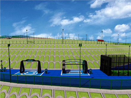 Smart Sports Park,Jintai Mountain, Shangluo, Shaanxi Province