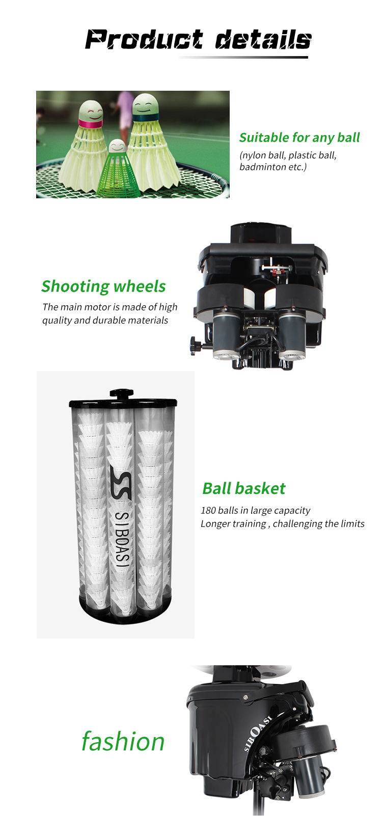 SIBOASI S3025 Badminton Machine (7)