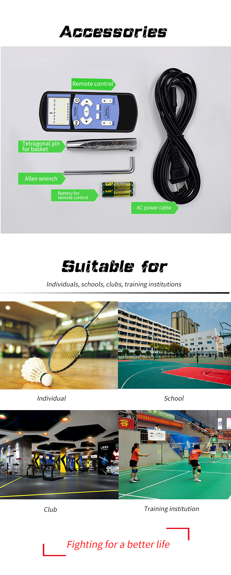 SIBOASI S3025 Badminton Machine (8)