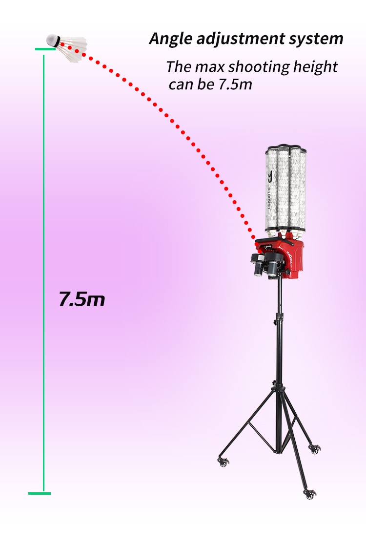 SIBOASI S3025 Badminton Machine (2)