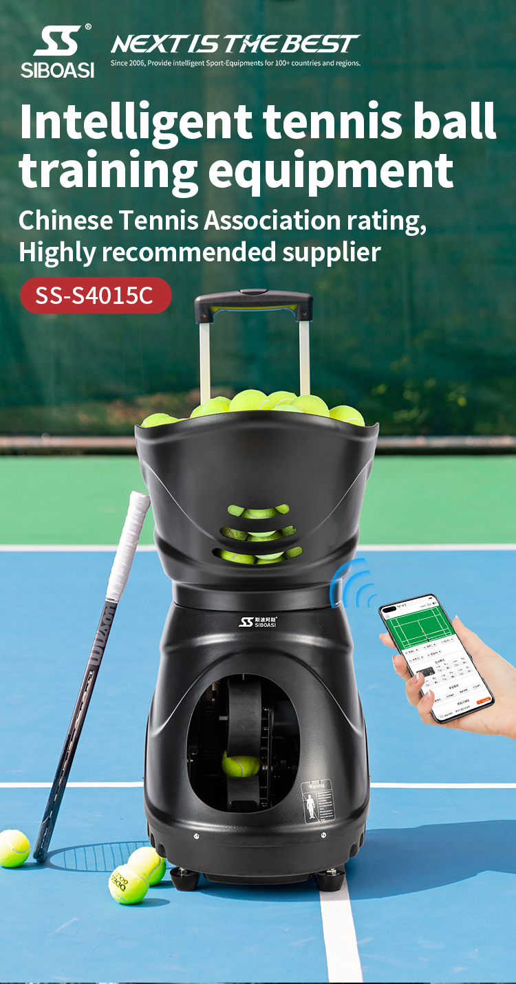 Easyday Automatic Portable Tennis Ball Machine with Android APP Remote Control
