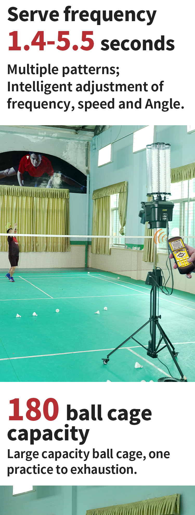 badminton automatic shoot machine 8
