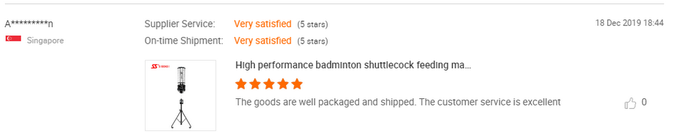 badminton shuttlecock machine