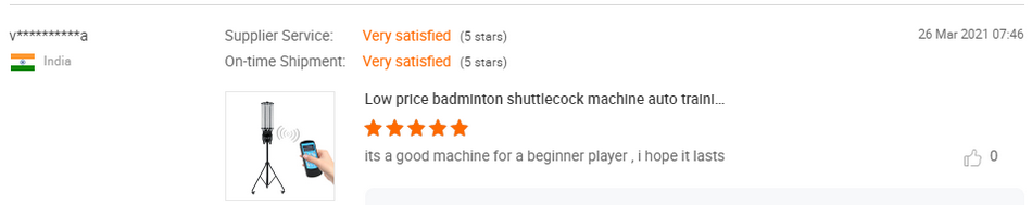 badmintonþjálfunarbúnaðurinn 