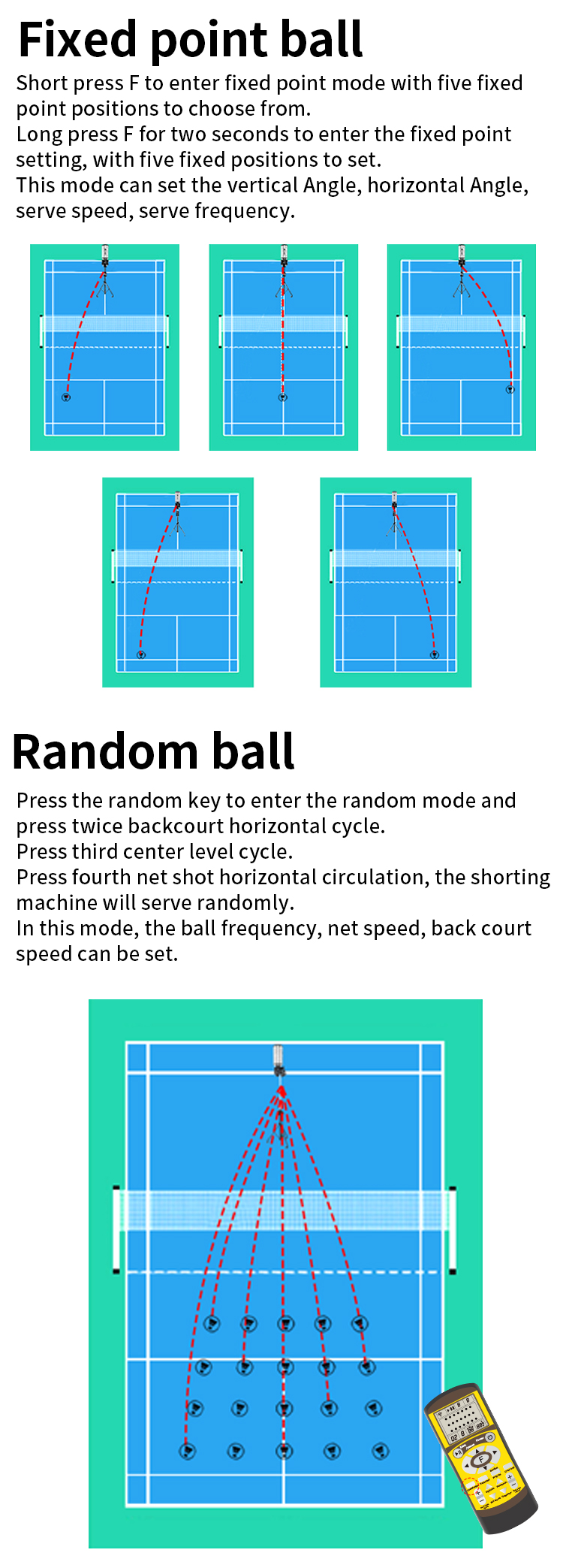 practice badminton machine 5