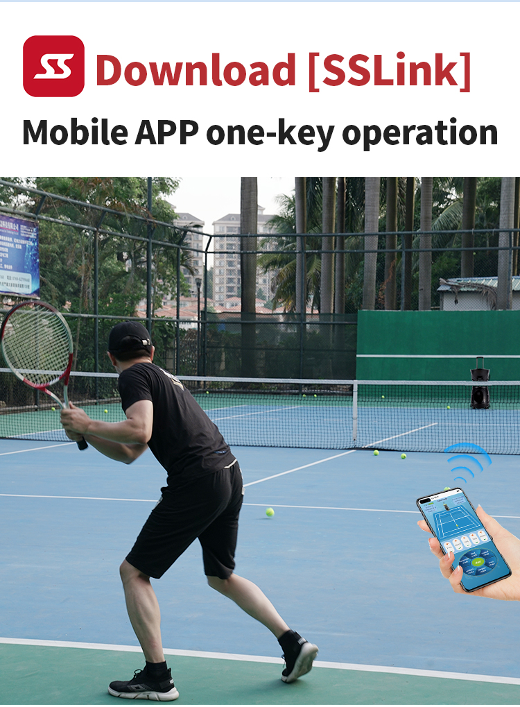 Meilleure machine à balles de tennis Siboasi App control S4015C Prix et  formation